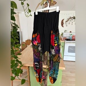 Colorful Tie-Dye Hippie Harem pants